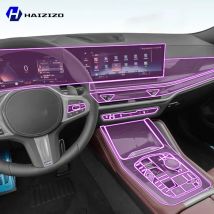 Für BMW X6 G06 2020-2025 Auto innen mittelkonsole schutzaufkleber innen dekorative streifen TPU schutzaufkleber refit