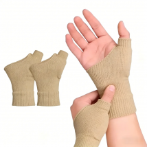 1 Pair of Breathable Thumb-Wrist Compression Arthritis Gloves with Gel-Padded Wrist Support Brace to Relieve Thumb Injury Pain