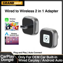 Nowy bezprzewodowy adapter CarPlay Android Auto Adapter USB Dongle Smart Mini Box Plug And Play Uniwersalny dla VW Toyota Nissan Honda Ford Benz