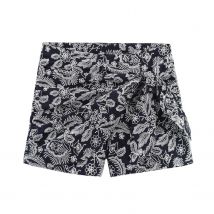 Neue Sommerprodukte 2025, Damenbekleidung, Mode, europäische und amerikanische Stickerei-Knoten, modische, lässige Rockhose mit hoher Taille