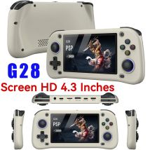 G28 Retro Video Handheld Game Player Video Player Gamepad 4,3 Zoll HD IPS Bildschirm 64G/128G 15000+ 30000+ Pocket Games Konsole