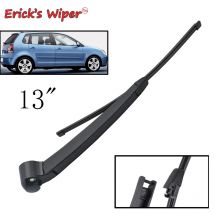 Erick's Tergicristallo 13 "Spazzole Tergicristallo Posteriori e Braccio Set Kit Per VW Polo MK 4 9N3 2002 - 2009 Parabrezza Parabrezza Portellone Spazzola per Finestra