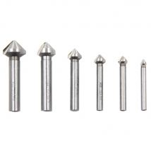 Hss 90-Grad-dreikantige natürliche Farbe Voll schleif fase Holz bearbeitung Fräser Spot Facer Loch öffner Werkzeugs atz