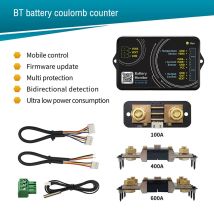 100A 400A 600A Battery Monitor DC 0-120V Battery Tester Voltage and Current Meter Battery Storage Indicator KL110F/KL140F/KL160F