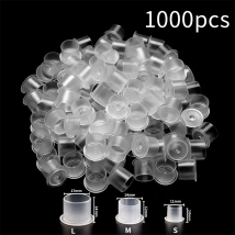 1000PCS POSEIDON Tattoo Ink Cups With Base Plastic Disposable Permanent Makeup Tattoo Ink Cups Tattoo Accessories Tattoo Supplie