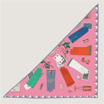 Triangle Scarves 70%Cashmere 30%Silk Scarf Designer Printed Luxury Pashmina Shawls for Women Hand Rolled Edges Big Stole Blanket