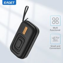 Eaget 2,5 Zoll HDD Box Bag Case Tragbare Festplattentasche für externe tragbare HDD HDD HDD Box Case Aufbewahrungsschutz Schwarz