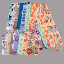 ER1733 Accessori moda Kawaii Regali per amici Porta carte d'identità Porta carte per autobus Cordino per carte per personale per chiavi Corda per appendere il telefono