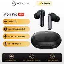 Słuchawki HAYLOU Mori Pro Bluetooth 5.4 -43dB ANC Aktywna redukcja szumów Słuchawki douszne 6