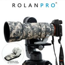 Wodoodporny obiektyw rękaw ROLANPRO dla Sony FE 70-200mm F/2.8 GM OSS II kamuflaż pokrowiec przeciwdeszczowy odzież SEL70200GM obiektyw aparatu