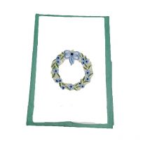 Set of 12 Handkerchiefs White Linen Hemstitched Tea Towel -14x22"Cloth Guest Hand Dish Kitchen Bathroom Towels embroidery Floral