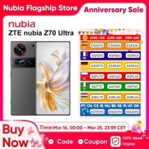 Nubia Z70 Ultra 5g Smartphone Snapdragon 8 Elite 6.85'' 144Hz Ekran Oled 6150 Mah Bateria 64Mp Kamera Android 15 Nfc Ip 68&69 Global Version Telephone