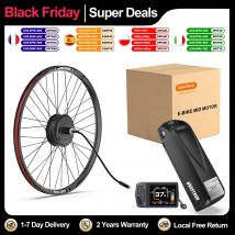 Bafang 48V 500W Kit motore mozzo posteriore 26" 27,5" 28"/29" Kit di conversione bicicletta elettrica ruota posteriore, motore mozzo posteriore con ingranaggi senza spazzole