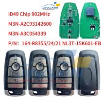 Jingxin M3N-A2C 93142600   Zdalny kluczyk samochodowy 902 MHz ID49 Chip do Ford Edge Fusion Expedition Explorer Mustang F Series 2017-2020