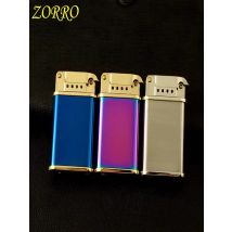Zorro original kerosene lighter creative oblique fire old-fashioned funny play wheel gasoline tubing lighter gift