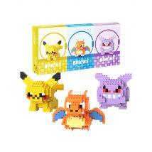Pokemon Building Blocks Pokémon Gengar Action Cartoon Character Pikachu Charizard Model building block For Boys Birthday Gifts