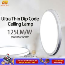 MING&BEN Ultradünne LED-Deckenleuchte, 0,9 Zoll, hohe Lumenhelligkeit, Innendekoration, Glanz für Schlafzimmer, Wohnzimmer, Küche