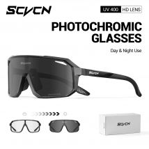 SCVCN Photochrome Radfahren Gläser Fahrrad Sonnenbrille Männer UV400 Brillen Outdoor Sport MTB Brille Fahrrad Frauen Wandern Sonnenbrille