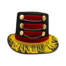 Vintage Fascinator Hats Women Men Circus Ringmaster Showman Costume Hat Cap Halloween Carnival Cosplay Party Rave Lion Tamer Hat