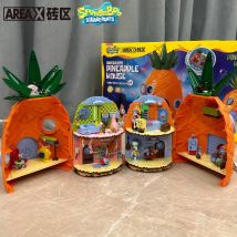 AREAX Pineapple House Building Block Cartoon SpongeBob SquarePants Assembly Model Toy Large Collectibles Desktop Decoration Gift