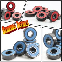 608RS 8*22*7 mm ABEC-9 Skateboard-Kugellager 8 Stück/16 Stück 608 2RS Rot Blau Versiegelt für Inline-Skates Rollschuhe Scooter-Räder