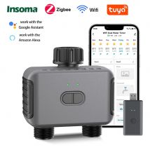 Insoma Zigbee Automatische Wasser Timer Wifi Garten Bewässerung Bewässerung System Unabhängige Steuerung Sprinkler Programmierer Werkzeuge IPX5