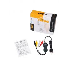 EZCAP 159 USB 2.0 Video Capture Card Grabber for VHS Player Camcorder Game Box To Digital File for Windows10/8/7 & MAC OS 64 Bit