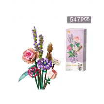 Bouquet Building Blocks Girl Gift Toys Home Plant Decoration Building Blocks Flower Model DIY Assembled Brick Children's Toys