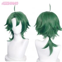 Anime SK8 the Infinity Joe Cosplay Wig SK Green Short Wig Heat Resistant Synthetic Hair Wigs + Wig Cap