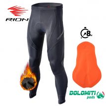 RION MTB-Hose, Fahrradbekleidung, Fahrradhose, Winter, winddicht, Fahrradstrumpfhose, Thermo-Fleece, Dolomiti 8H, Fernreiten