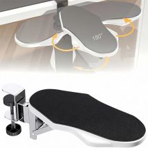 1 Stück verstellbare ergonomische Armlehne – faltbare Schreibtischverlängerung mit drehbarem Handgelenkpolster für Komfort-Handgelenkauflage zu Hause und im Büro