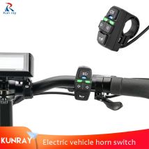 Interruttore del faro del clacson della E-bike di tensione universale per accessori per moto di veicoli elettrici con indicatori di direzione accessori Ebike