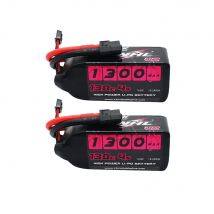 2PCS CNHL 4S 14,8V Lipo-Akku 1100mAh 130C mit XT60-Stecker für FPV-Flugzeug Quadcopter Hubschrauber