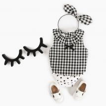 Sanlutoz Summer Infants Clothing Sets Cute Grid Toddler Tops + Shorts 2pcs Casual Baby Outfits Sets