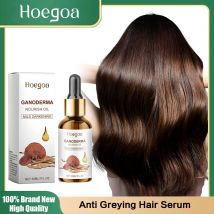 Graues Haar-Behandlungsserum stellt die natürliche Haarfarbe wieder her, Anti-Frizz, beschädigte, nährende Kopfhaut-Haarwurzeln, gesundes weißes bis schwarzes Haar