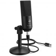 FIFINE K670B Microfono USB con controllo del guadagno per registrazione e podcast multiuso, vendita flash con stock limitato, spedizione veloce
