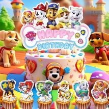 Paw Patrol Kuchendekorationen Paw Patrol Thema Kinder Jungen Geburtstag Partyzubehör Babyparty Geschenk Cupcake Picks