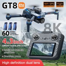 Xiaomi GT8 Drone 8K Professionale Doppia Fotocamera GPS FPV Motore Brushless Flusso Ottico In Piedi Pieghevole Quadcopter 4K RC Dron Giocattoli