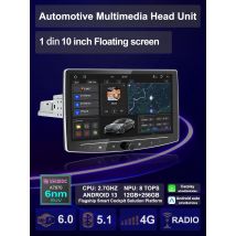 Android 13 1 Din Floating screen car auto Universal Multimedia AI voice Carplay Stereo Radio Head Unit For Toyota Nissan Kia
