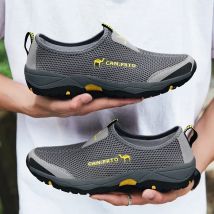 Mesh im freien Männer Casual Schuhe Mode Sommer Schuhe Atmungsaktive Slip-on Wohnungen Männer Turnschuhe Komfortable Wasser Faulenzer Zapatillas