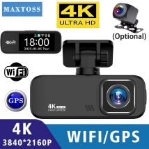Dash Cam 4K 3840*2160P Dual Len Auto DVR WIFI Kamera Video Drive Recorder Dashcam Registrar black Box 24 Stunden Parkplatz Nachtsicht
