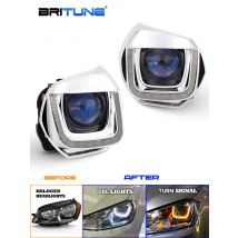 High Configuration LED Angel Eye DRL Kit for 2013 VW Golf 7 Headlight Retrofit Bi-xenon Projector Lens Turn Signal Car Styling