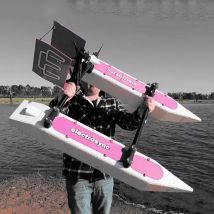 RC wissenschaft liche Forschung Boot 3d gedruckt Umfrage Schiff großes Rettungsboot Modell Spielzeug Geschenk Mehrzweck Fernbedienung Katamaran