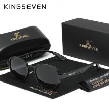KINGSEVEN Fashion Vintage Round Sunglasses Men Women Classic Retro Polarized UV400 Eyewear Driving Fishing Casual Glasses