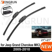 2PCS Auto Wischer für Jeep Grand Cherokee MK3 2005-2010 Frontscheibe Scheibenwischer Klinge Gummi Zubehör 2005 2010