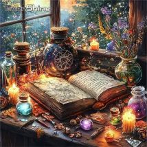 Evershine DIY Full Square Round Diamond Painting Book Landscape New Arrival Diamond Mosaic Bottle Embroidery Child Gift
