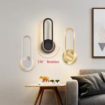 Moderne drehbare LED-Wandleuchte für Gang, Treppe, Schlafzimmer, Nachttisch, Wohnzimmer, Esszimmer, Balkon, Innenbeleuchtung, Wandleuchte