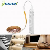 Sensore di movimento a LED Luce a LED Striscia di luce per armadio Illuminazione a strisce Batteria AAA Impermeabile per armadio da cucina Guardaroba dispensa Armadio