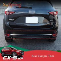 Für Mazda CX-5 CX5 2017-2020 KF Auto Hinten Tür Unten Chrome Trim Schwanz Stoßstange Streifen Aufkleber Abdeckung Styling zubehör