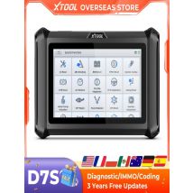 XTOOL D7S V2.0 OBD2 Scanner ECU Coding Car scanner Bi-directional Automotive Tool key programmer 39+ Resets with CANFD DOIP FCA
